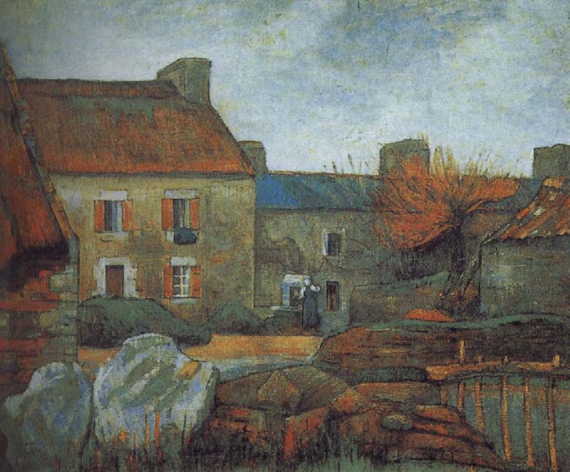 Paul Gauguin Poore farmhouse